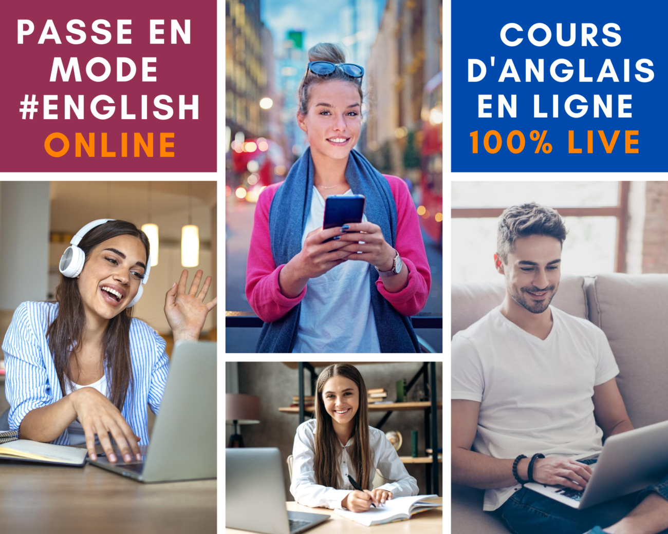 Cours d’anglais en ligne - Centre Easylangues